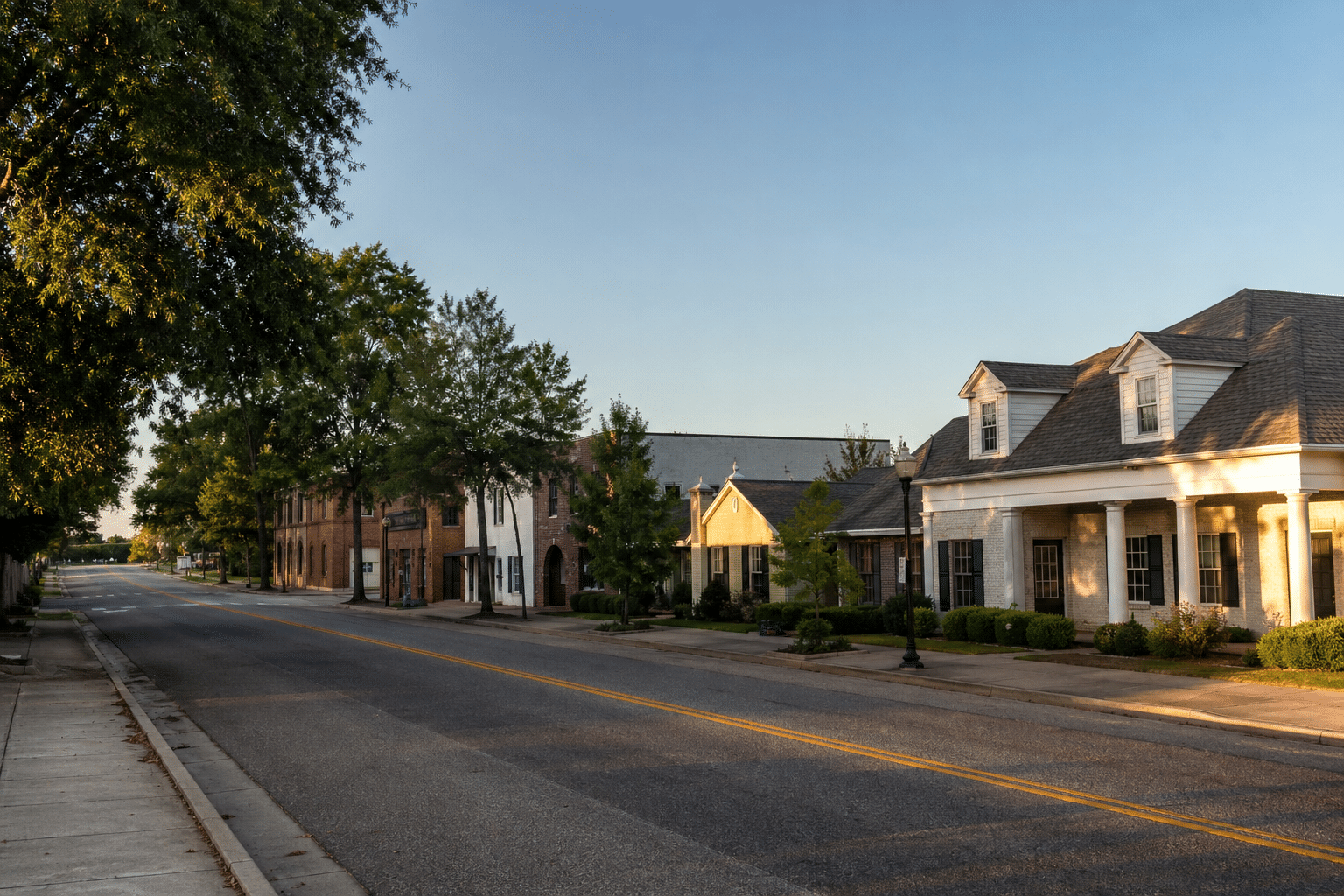 Why Bullard Businesses Trust Long-Term Managed IT Support 1 Bullard Texas main street with small business offices