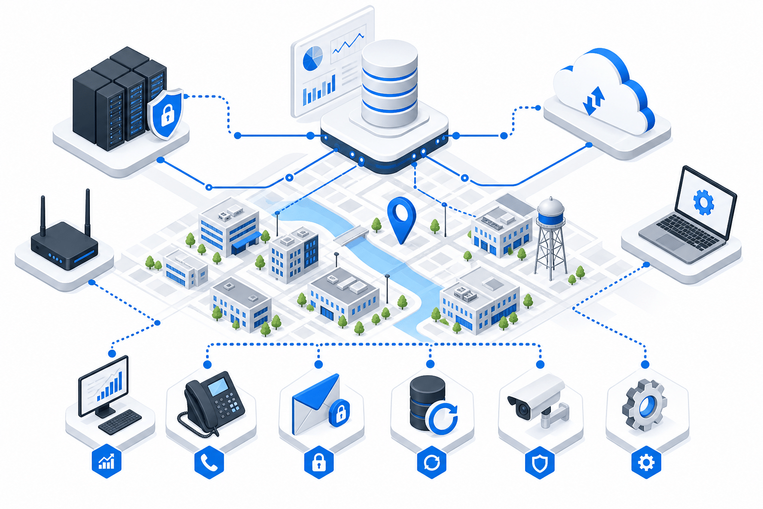 Why Sunnyside Businesses Need Managed IT Support 1 managed IT support Sunnyside data illustration